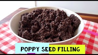 How To Make Poppy Seed Filling [upl. by Einnaej]