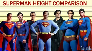 Superman Actors Height Comparison [upl. by Heall427]