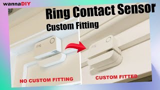 Ring Alarm Contact Sensor  2nd Generation  Custom Fit  DIY [upl. by Anikas408]