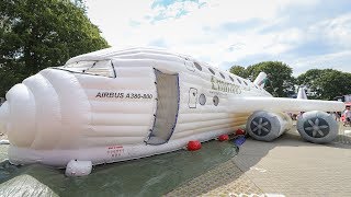 Worlds First Inflatable A380  Emirates Airline [upl. by Zeiler]