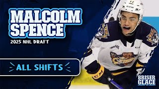 Is MALCOLM SPENCE the perfect player for the HABS All shifts video  2025 NHL Draft Prospect [upl. by Trab]