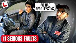 Learner Attempts Driving Test After ZERO Lessons [upl. by Aneram]