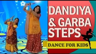 Dance Steps For Beginners Navaratri quotDandiya amp Garba Basic Stepsquot [upl. by Kevyn]