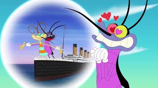 Oggy and the Cockroaches  The Love Cruise SEASON 5 BEST CARTOON COLLECTION  New Episodes in HD [upl. by Haliak525]