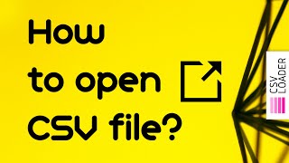 How to Open CSV file in Excel and Google Sheets [upl. by Aital]