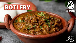 Boti Fry Recipe  Village Style Kudal Curry  Goat Intestine Gravy  Cookd [upl. by Whitver]