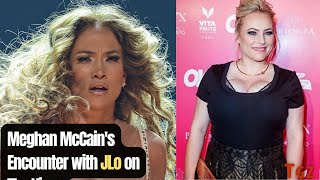 Meghan McCains Unpleasant Encounter with JLo [upl. by Ahsiyn]