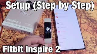 Fitbit Inspire 2 How to Setup Step by Step [upl. by Audra911]