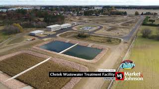 Chetek Wastewater Treatment Facility Aerial 102324 [upl. by Atteras]