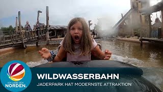 Jaderpark hat modernste Wildwasserbahn Deutschlands [upl. by Bertold]