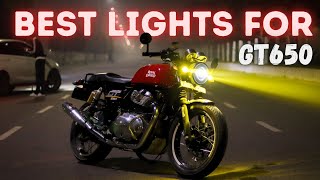 HJG mini driving Fog Lights  Best budget lights for gt650  Sparify [upl. by Hagile]