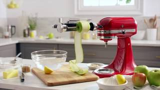 KitchenAid® Vegetable Sheet Cutter Attachment  KitchenAid [upl. by Nedyrb]