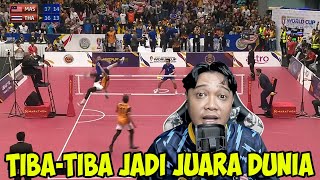 SEPAK TAKRAW DOUBLE MALAYSIA BUAT KEJUTAN JADI JUARA DUNIA [upl. by Conger570]