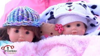 American Girl Bitty Twins Snow Day amp Nursery Room Tour [upl. by Gerhardt]