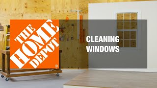 How to Clean Windows  The Home Depot [upl. by Notlem33]