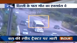 Most Dangerous Road Accidents at NoidaGreater Noida Expressway  India TV [upl. by Bajaj945]