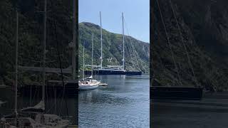 Aquijo The largest sailing yacht in the world Francois NL newfoundland ship sea sailboat [upl. by Sekofski32]