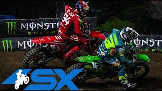 450SX Main Event Highlights Anaheim 2 [upl. by Anitsrhc348]