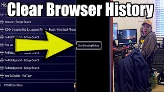 How to DELETE PS4 Internet Browser HISTORY Dont GET CAUGHT [upl. by Llehctim286]