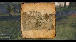 Elder Scrolls Online Grahtwood Treasure Map V [upl. by Lacim]