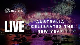 LIVE Australia celebrates the New Year with fireworks display in Sydney [upl. by Lederer]