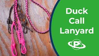 Paracord Duck Call Lanyard Tutorial—Holds 6 Calls [upl. by Silvia416]