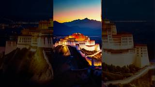 the Potala Palace at night tibet [upl. by Raimondo]