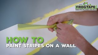 How to Paint Stripes on a Wall [upl. by Fiel]