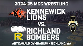 202425 MCC Wrestling  Kennewick Lions vs Richland Bombers [upl. by Randolph]