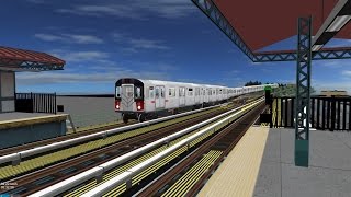 OpenBVE R142A 6 Express to Brooklyn Bridge via Loop  Bronx Express [upl. by Wilkie]