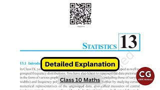 Statistics Chapter 13 Class 10 NCERT Detailed Explanation [upl. by Dearborn]