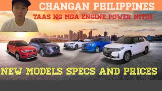 CHANGAN PHILIPPINES NEW CAR MODELS SPECS AND PRICES 2021 [upl. by Sirenay]