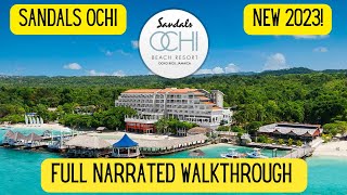 Sandals OCHI Jamaica Resort  FULL Narrated Walkthrough  Brand NEW 2023 [upl. by Vachill]