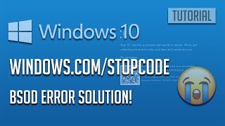 Fix quotWindowscomStopcodequot BSOD Error in Windows 10 6 Solutions 2025 [upl. by Arfihs]