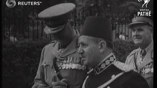 King Farouk opens the Egyptian Parliament 1939 [upl. by Noterb]