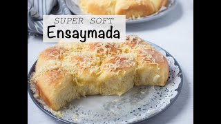 How to make Super Soft Ensaymada Bread  easiest recipe no rolling pin or special molder needed [upl. by Solotsopa]