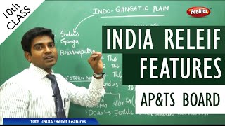 India Relief Features full lesson  Class 10 Social studies  APampTS syllabus [upl. by Enyrhtac]