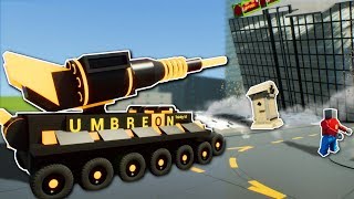 DESTRUCTION TANK BATTLE  Brick Rigs Multiplayer Gameplay  Lego Tank City Destruction [upl. by Sucrad]