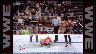 A mystery man attacks Earthquake Superstars March 23 1991 [upl. by Aniluj]