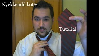 Nyakkendő kötés Tutorial  windsor csomó [upl. by Enilrad765]