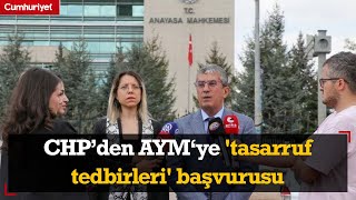 CHPden AYMye tasarruf tedbirleri başvurusu [upl. by Zosema429]