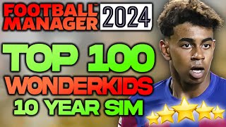 The TOP 100 Wonderkids in FM24 [upl. by Schapira]