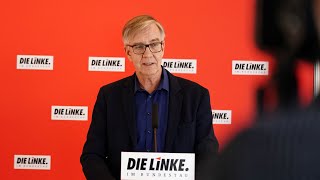 Dietmar Bartsch DIE LINKE Es muss Perspektiven für das Leben und die Wirtschaft geben [upl. by Icyac]