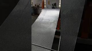 Perforated Metal Sheet  Right off the machine  Clark Perforating Company [upl. by Diao190]