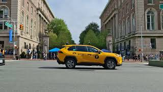 NYC People Watching  Columbia University by 116th Street and Broadway  Day Time [upl. by Pitarys284]