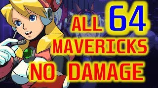 All Maverick Bosses MegaMan X1X8 No Damage  HardXtreme [upl. by Lennaj]