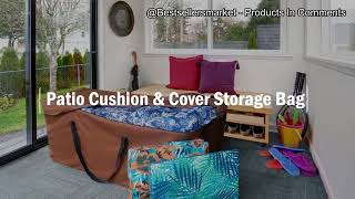 Top 5 Best Selling Patio Cushion Covers on Amazon  Best Patio Cushion Covers [upl. by Aekerly]