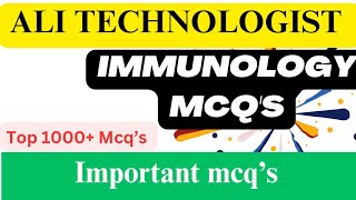 Immunology MCQ’s1C immunesystem immune immunology immunity pharmad kmucat quiz cat mcq [upl. by Tselec]