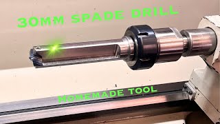 Homemade 30mm Spade Drill [upl. by Daisy]