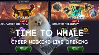 TIME TO WHALE Cyber Weekend Live Opening [upl. by Kahlil]